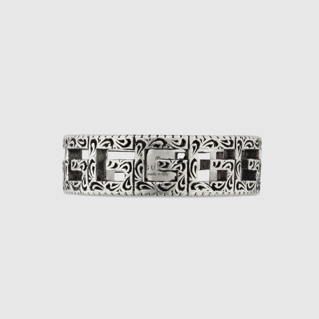 Double Gucci Square Gucci 5mm Ring